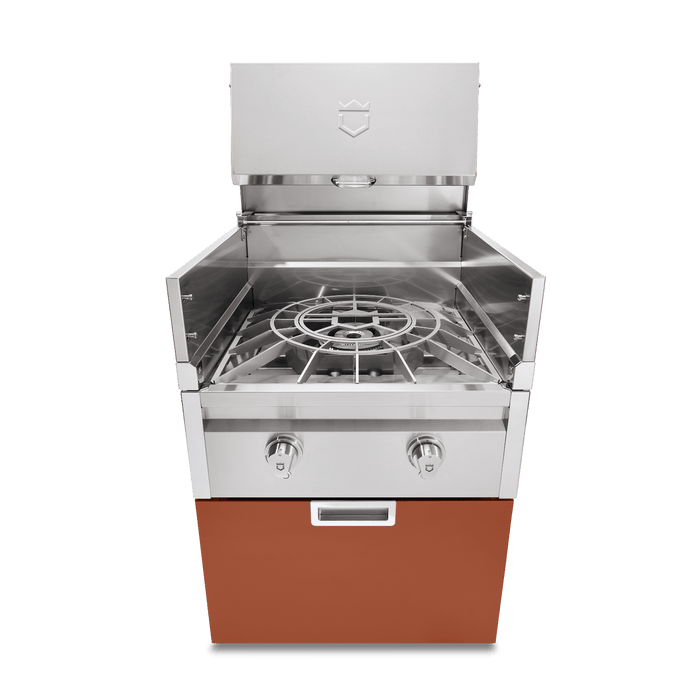 Crown Verity Crown Verity Modular  Power Burner with Light Package - ICM-PBNG-LT Red Rock Sandstone ICM-PBNGRR-LT Barbecue Finished - Gas