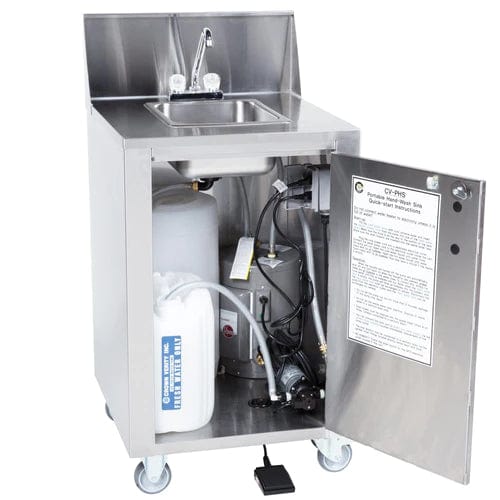 Crown Verity Crown Verity Portable Space Saver Sink (Hot & Cold version) CV-PHS-4 Barbecue Finished - Gas