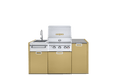 Crown Verity Crown Verity Three-Piece Modular Grill Package Propane / Grand Canyon Gold CV-IMP-3-GC-LP Barbecue Finished - Gas
