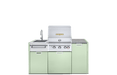 Crown Verity Crown Verity Three-Piece Modular Grill Package (w/ Light Package) Propane / Cape Cod Breeze CV-IMP-3-CC-LP-LT Barbecue Finished - Gas