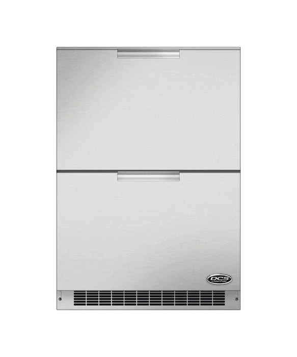 Dcs DCS 24" Double Refrigerator Drawers - RF24DE3 / 71512 71512 Barbecue Finished - Gas
