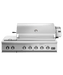 Dcs DCS 48" Series 7 Grill with Integrated Side Burners Propane 71447 Barbecue Finished - Gas