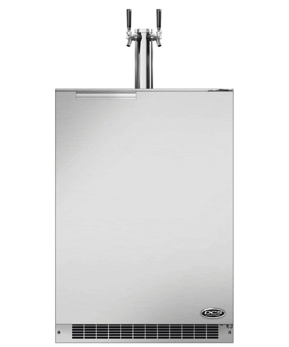 Dcs DCS Double Tap Keg / Beer Dispenser (24") - RF24BT-1 Right Handle 71515 Barbecue Finished - Gas