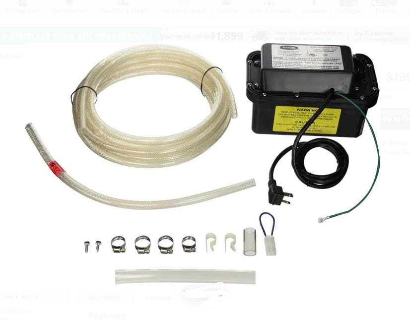 Dcs DCS Ice Maker Drain Pump - RFIDP / 70965 70965 Barbecue Accessories