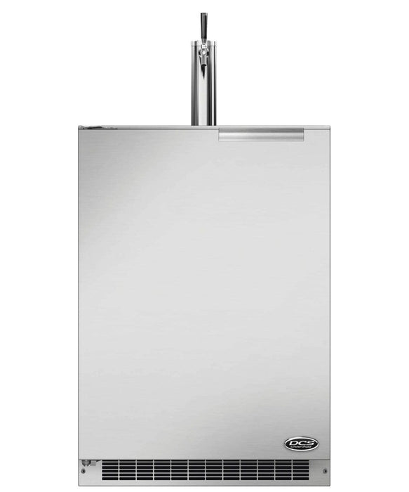 Dcs DCS Single Tap Keg / Beer Dispenser (24") - RFT24T-1 Left Handle 71518 Barbecue Finished - Gas