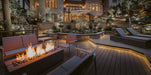 Dekko Dekko Avera 65,000 BTU 60" Concrete Fire Pit AVERA60 Fireplace Finished - Outdoor