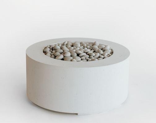 Dekko Dekko Belmont 60,000 BTU Concrete Fire Pit BELMONT Fireplace Finished - Outdoor