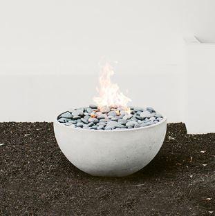 Dekko Dekko Serenade Concrete Fire Pit SERENADE Fireplace Finished - Outdoor