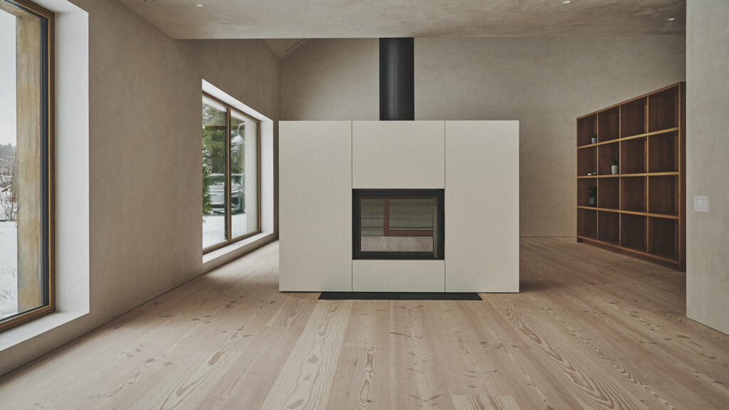 Stûv 21-Clad Wood-Burning Fireplace (21.2-125 Double Face 7)