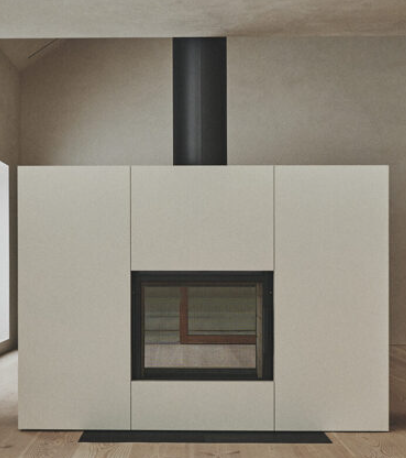 Stûv 21-Clad Wood-Burning Fireplace (21.2-125 Double Face 2)