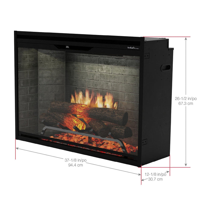 Dimplex Dimplex 36" Revillusion Built-in Electric Firebox - REV36 Fireplace Finished - Electric