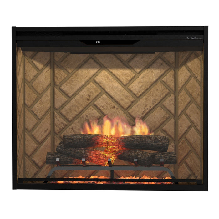 Dimplex Dimplex 36" Revillusion Portrait Built-in Electric Firebox - REV36P Herringbone 500005736 Fireplace Finished - Electric 781052159242