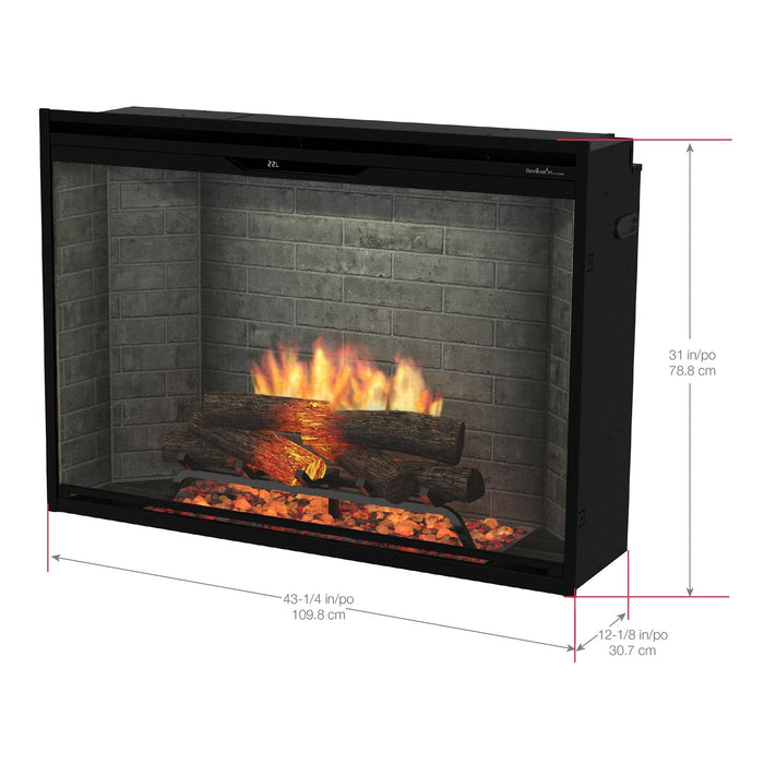 Dimplex Dimplex 42" Revillusion Built-in Electric Firebox - REV42 Fireplace Finished - Electric
