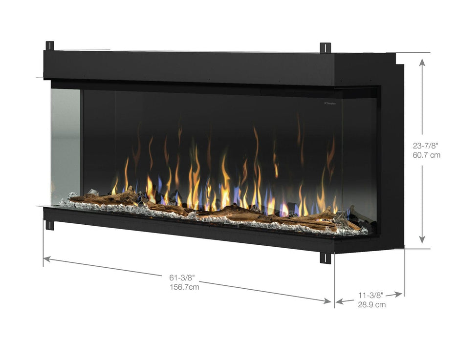 Dimplex Dimplex IgniteXL Bold 60" Built-in Linear Electric Fireplace XLF6017-XD Fireplace Finished - Electric 781052137233