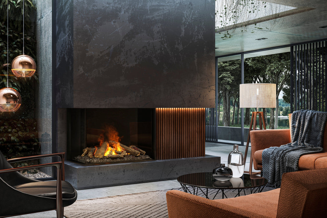 Dimplex Dimplex OptiMyst e-MatriX Two-Sided 37" Left-Facing Built-in Water Vapor Fireplace FEF3226L2L Fireplace Finished - Electric 781052132023