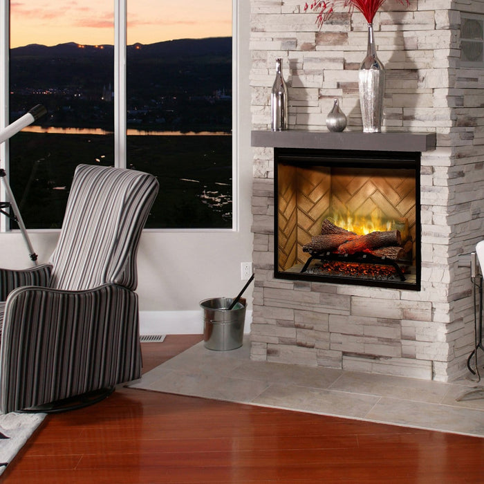 Dimplex Dimplex Revillusion RBF24DLX Electric Firebox Weathered Concrete RBF24DLXWC Fireplace Finished - Electric