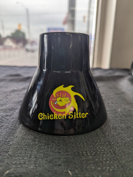 (Do Not Use) Ceramic Chicken Sitter CHICK Barbecue Accessories
