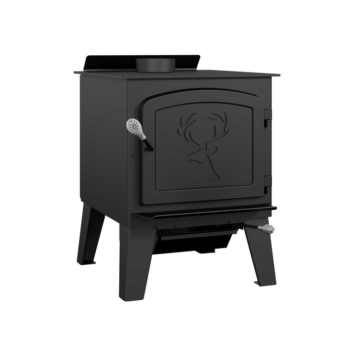 Drolet Drolet Black Stag II Wood Stove DB03411 Fireplace Finished - Wood