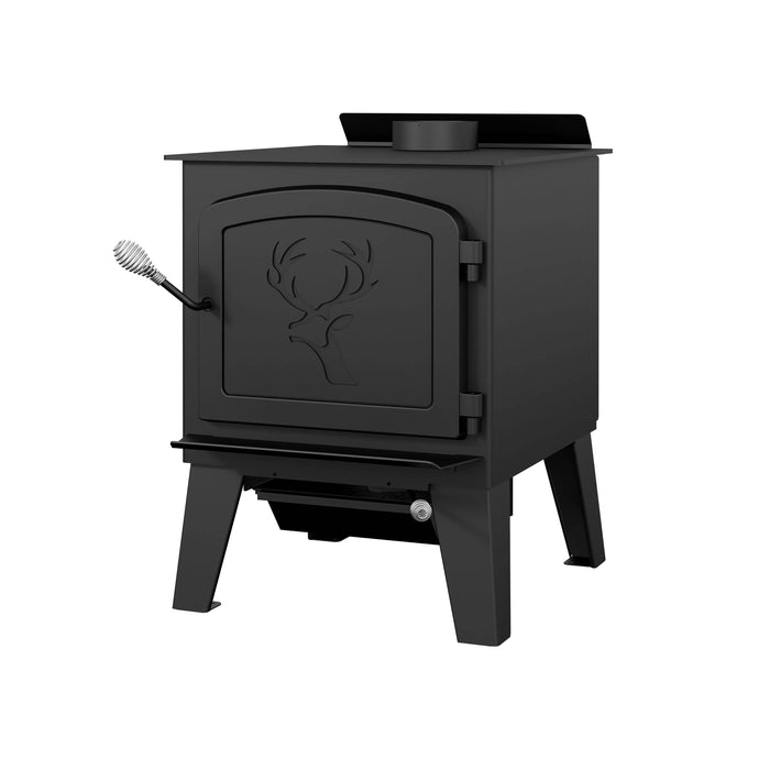 Drolet Drolet Black Stag II Wood Stove DB03411-MFP Fireplace Finished - Wood