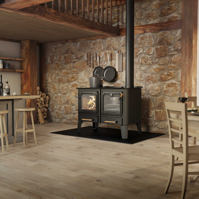 Drolet Drolet Chic-Choc Wood Burning Cookstove DB04820 Fireplace Finished - Wood