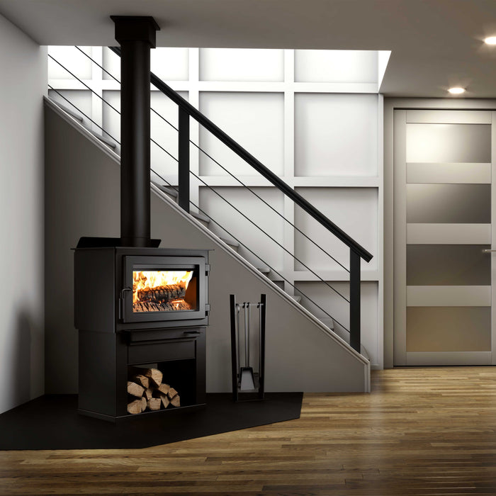 Drolet Drolet Deco II Wood Stove DB03205 Fireplace Finished - Wood