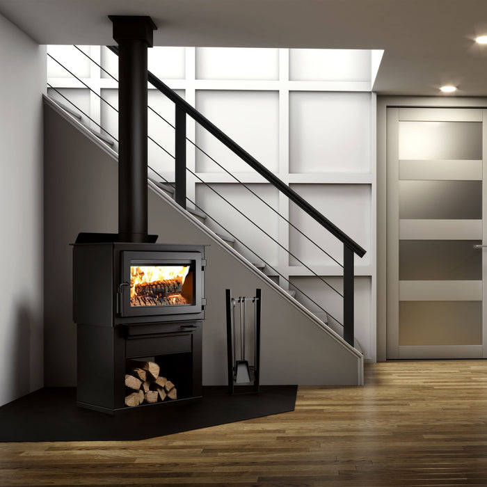 Drolet Drolet Deco II Wood Stove DB03205-MFP Fireplace Finished - Wood