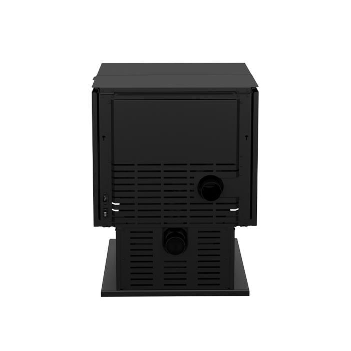 Drolet Drolet Eco-55 Pellet Stove (w/ 4" Basement Venting Kit) DP00070KVB-MFP Fireplace Finished - Wood