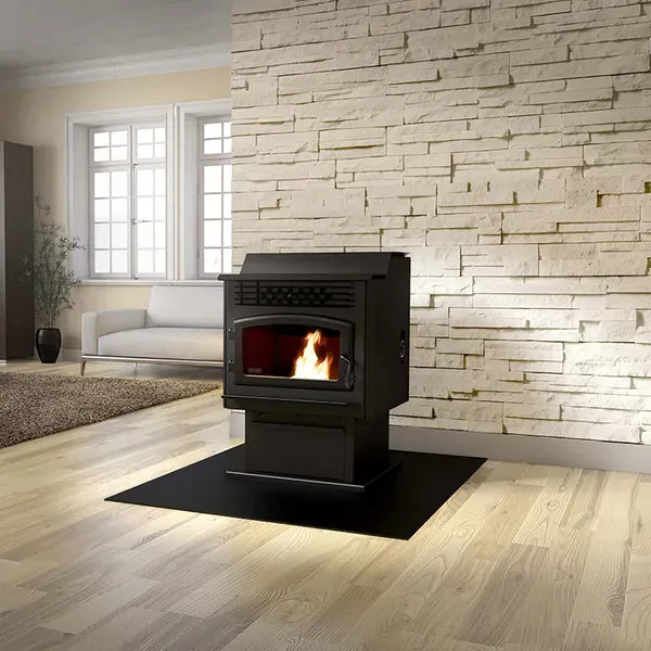 Drolet Drolet ECO-55 ST Pellet Stove VB00022 Fireplace Finished - Wood