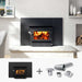 Drolet Drolet Escape 1500-I Wood Insert Trio Fireplace Finished - Wood