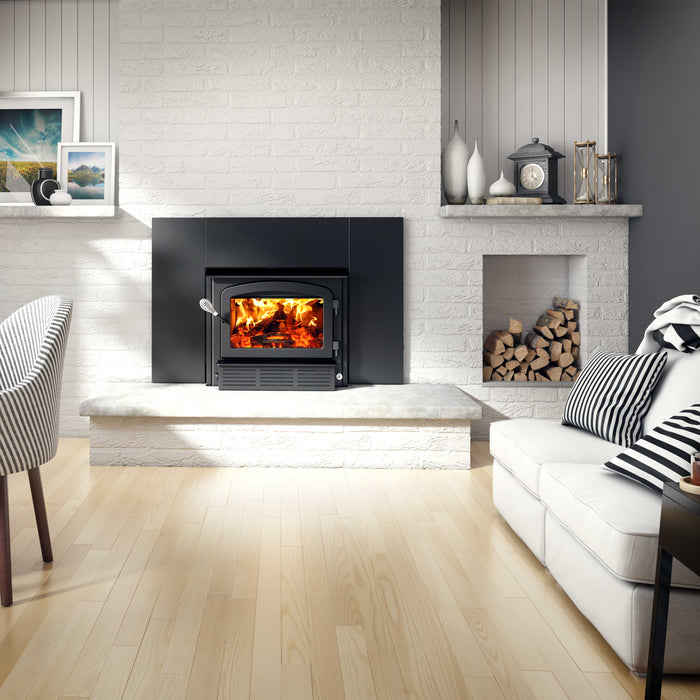 Drolet Drolet Escape 1500-I Wood Insert Trio Fireplace Finished - Wood
