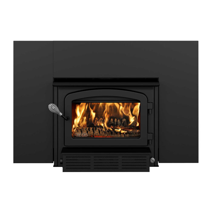 Drolet Drolet Escape 1500-I Wood Insert Trio Fireplace Finished - Wood