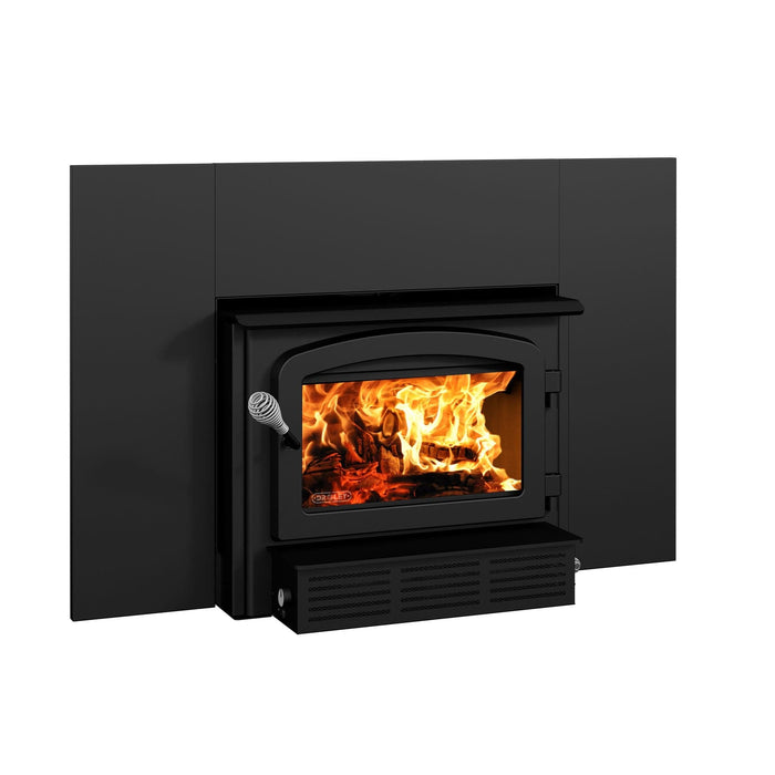 Drolet Drolet Escape 1500-I Wood Insert w/ Faceplate DB03137-MFP Fireplace Finished - Wood