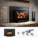 Drolet Drolet Escape 1800-I Wood Insert Trio Fireplace Finished - Wood