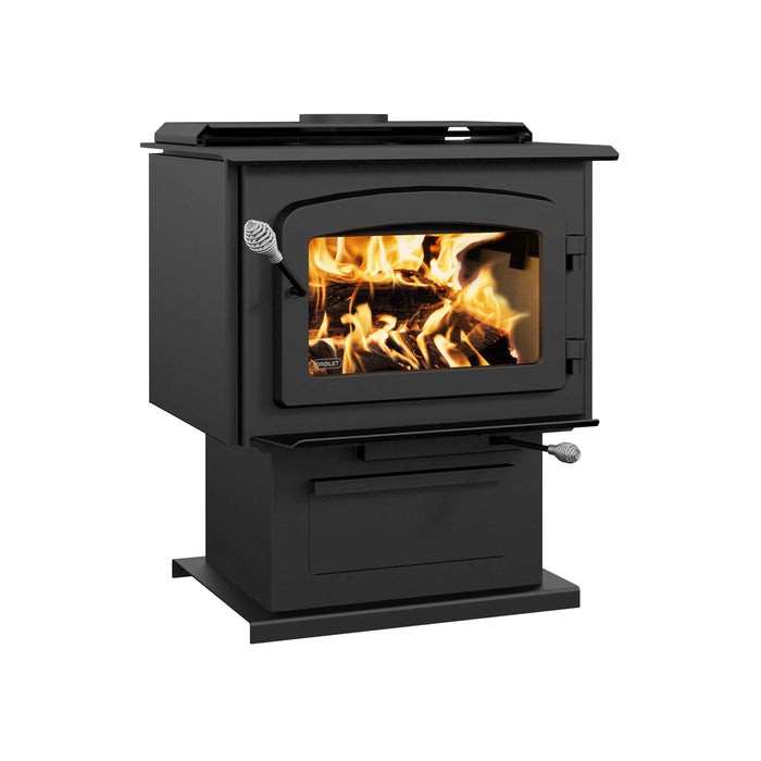 Drolet Drolet Escape 1800 Wood Stove (Pedestal Model) Fireplace Finished - Wood