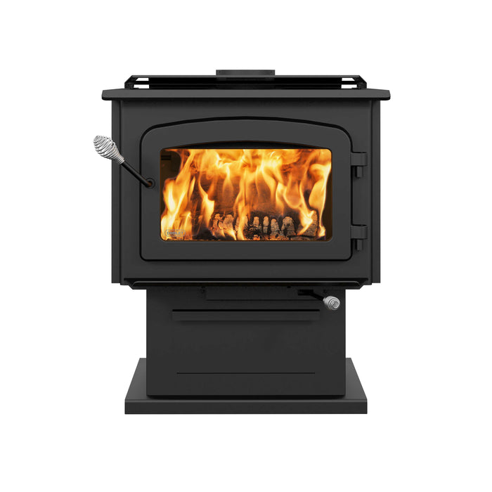 Drolet Drolet Escape 1800 Wood Stove (Pedestal Model) Fireplace Finished - Wood