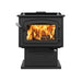 Drolet Drolet Escape 1800 Wood Stove (Pedestal Model) Fireplace Finished - Wood