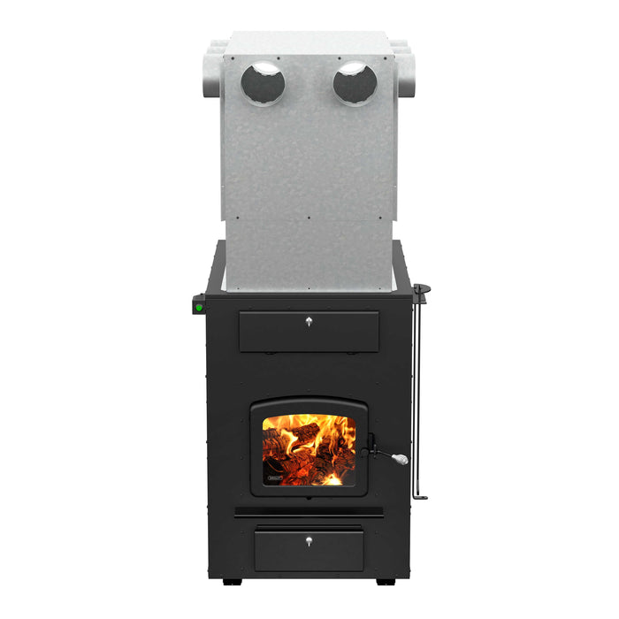 Drolet Drolet Heat Commander II Wood Furnace DF02003 Fireplace Finished - Wood