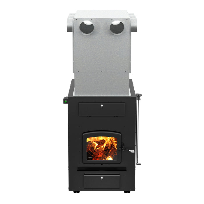 Drolet Drolet Heat Commander II Wood Furnace DF02003-MFP Fireplace Finished - Wood