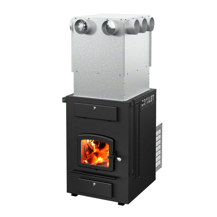 Drolet Drolet Heat Commander II Wood Furnace DF02003-MFP Fireplace Finished - Wood