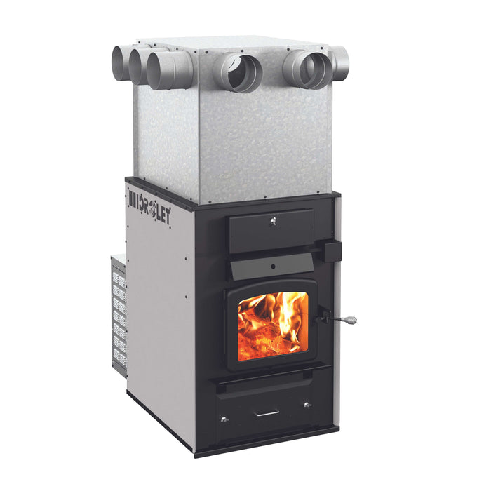 Drolet Drolet Tundra II Wood Furnace DF02001 Fireplace Finished - Wood