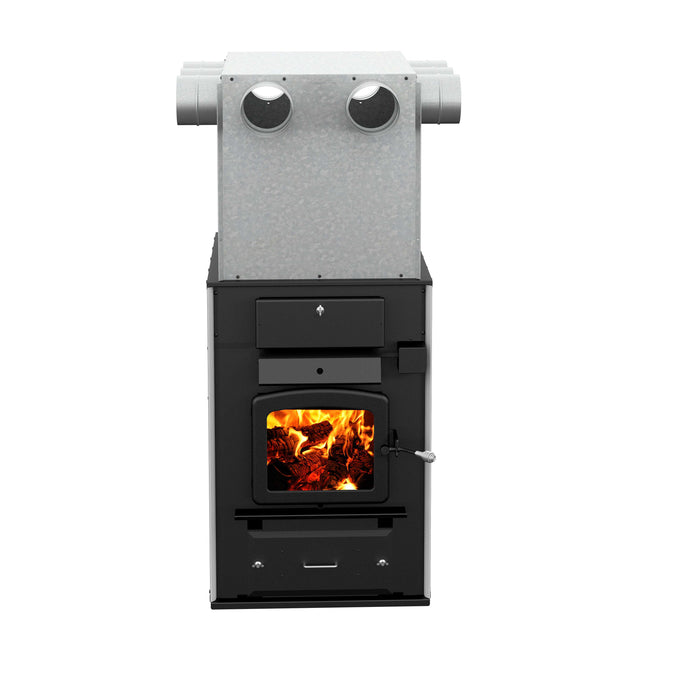 Drolet Drolet Tundra II Wood Furnace DF02001 Fireplace Finished - Wood