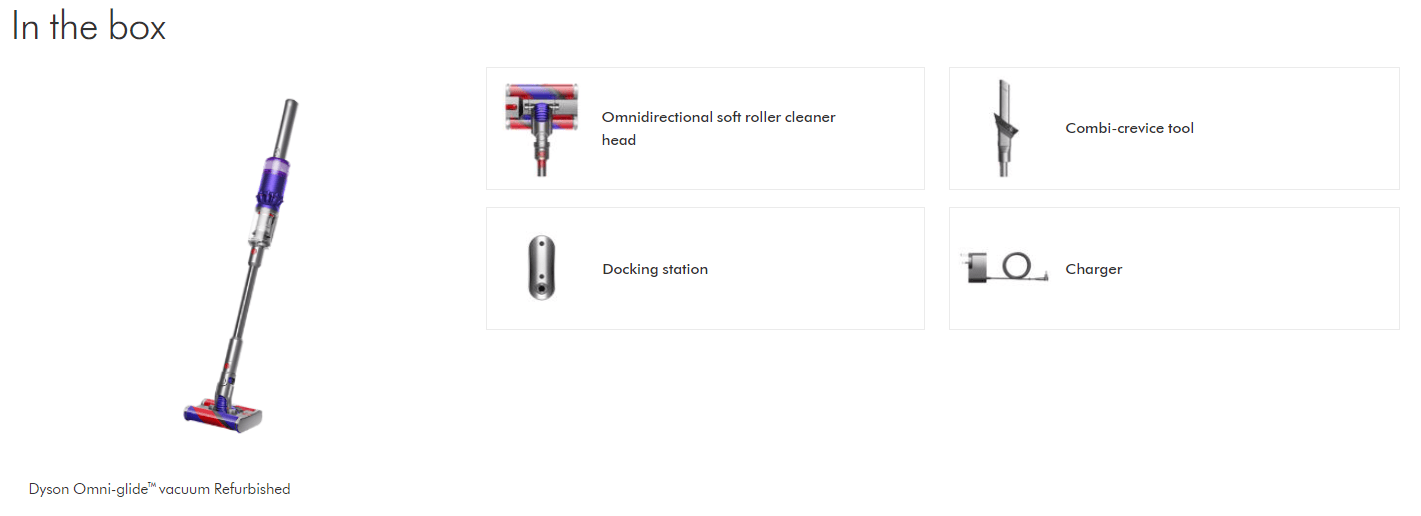 Dyson Dyson Omni-Glide Cordless Vacuum (Refurbished) 369455-02 Vacuum Finished