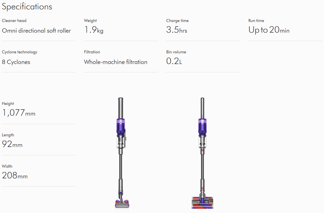 Dyson Dyson Omni-Glide Cordless Vacuum (Refurbished) 369455-02 Vacuum Finished