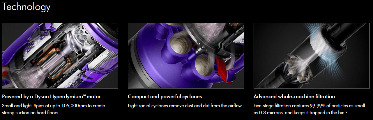 Dyson Omni-Glide Cordless Vacuum, Purple