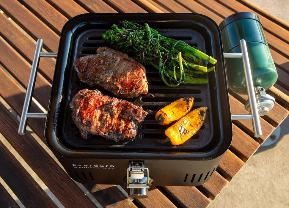 Everdure Everdure CUBE PROFLAME 360 Portable Gas Grill HBECUBEG3B Barbecue Finished - Gas