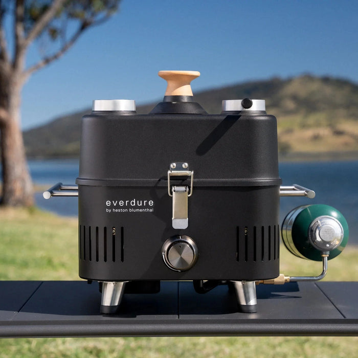 Everdure Everdure CUBE PROFLAME 360 Portable Gas Grill HBECUBEG3B Barbecue Finished - Gas
