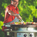 Evo Grills EVO Grills Professional Wheeled Cart Flattop Griddle (Ceramic Clad Coating) Barbecue Finished - Gas