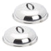 Evo Grills EVO Grills Stainless Steel Steamer/Cooking Covers - Set of 2 Sizes (16" & 13") - 12-0116-AC 12-0116-AC Barbecue Accessories