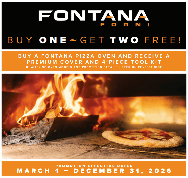 Fontana Forni Fontana "Buy One, Get Two Free" Promo (Ends Dec 31, 2026) FONTANA-PROMO Barbecue Accessories