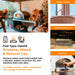 Fontana Forni Fontana Forni Firenze Hybrid Gas & Wood Pizza Oven Barbecue Finished - Gas